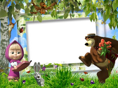 Фоторамки с Машей и Медведем - 8 шт. Сборник 9