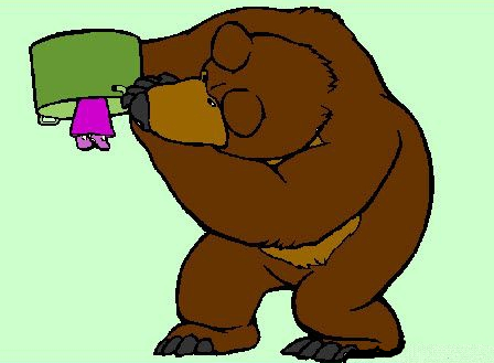 Онлайн-раскраска. Маша и Медведь